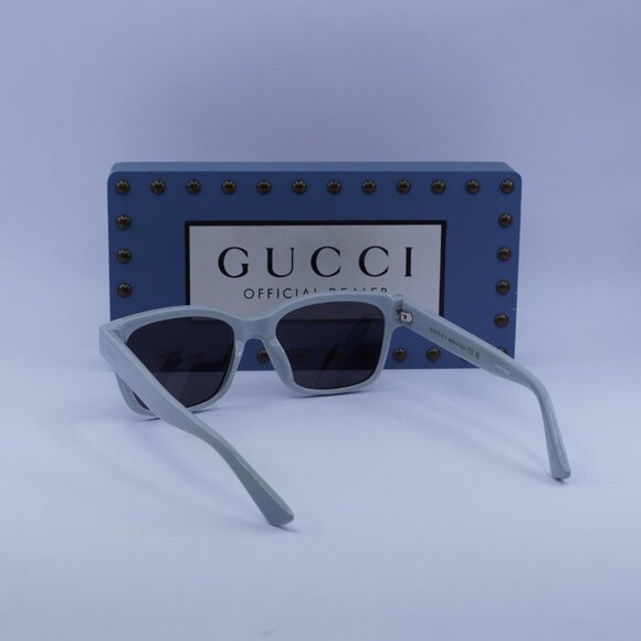 Gucci GG1716S 005 Square Sunglasses - Shiny Grey - Picture 6 of 11